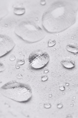 Coupe-vent de running  à capuche - Blanc