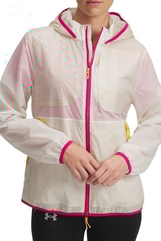 Veste de running à capuche - Blanc