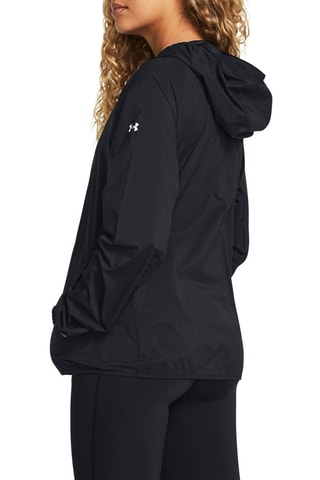 Coupe-vent à capuche Launch Storm - Noir et blanc