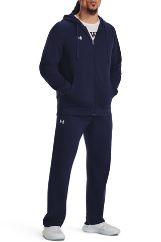 Veste à capuche Rival - Bleu nuit et blanc