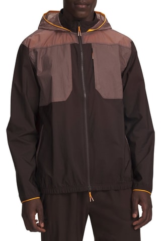 Veste à capuche Trail - Marron