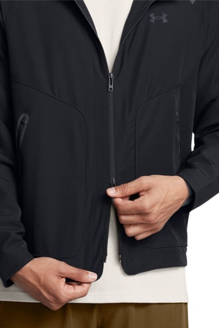 Coupe-vent à capuche Unstoppable - Noir