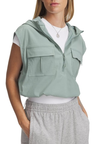 Coupe-vent à capuche Unstoppable Woven - Vert