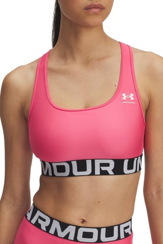 Brassière Heatgear - Rose et noir