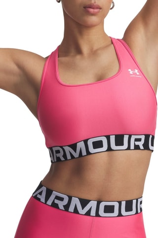 Brassière Heatgear - Rose et noir