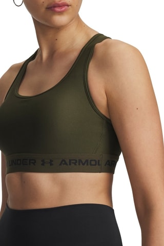 Brassière d’entrainement push-up Crossback - Vert olive