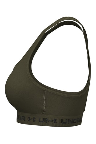 Brassière d’entrainement push-up Crossback - Vert olive