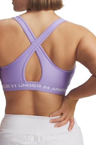 Brassière de sport push-up Crossback - Violet