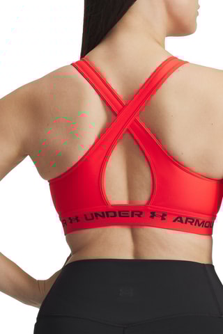 Brassière push-up Crossback - Rouge et noir
