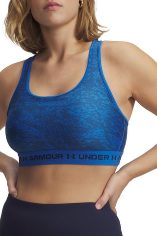 Brassière d’entrainement push-up tie and dye Crossback - Bleu marine