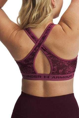 Brassière de sport push-up Crossback - Bordeaux