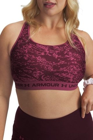 Brassière de sport push-up Crossback - Bordeaux