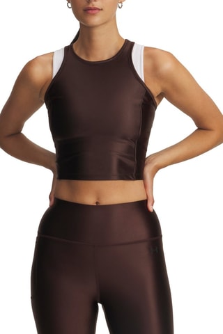 Crop top d’entraînement Motion - Marron