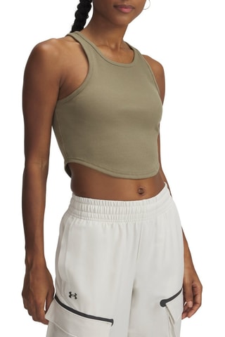 Crop top Rival Knit - Marron