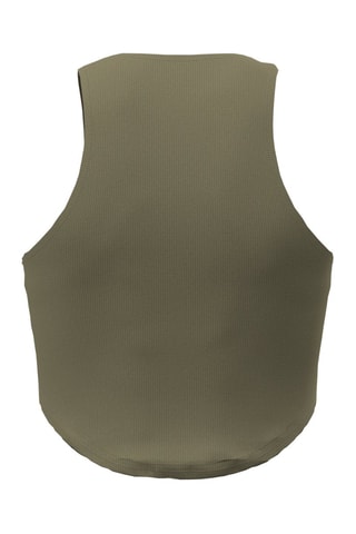 Crop top Rival Knit - Marron