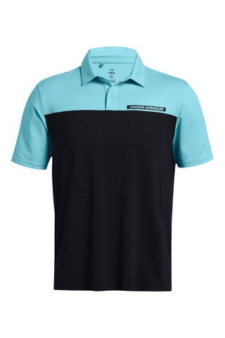 Polo - Noir et turquoise