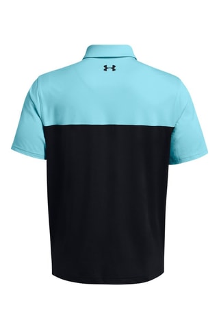 Polo - Noir et turquoise