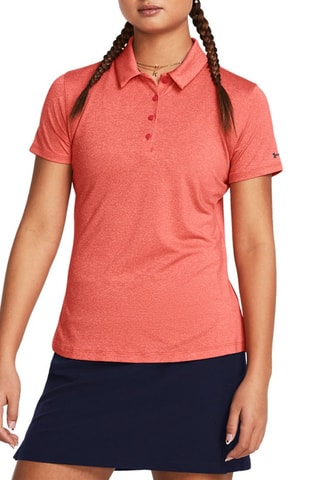 Polo de golf Playoff SS - Corail chiné