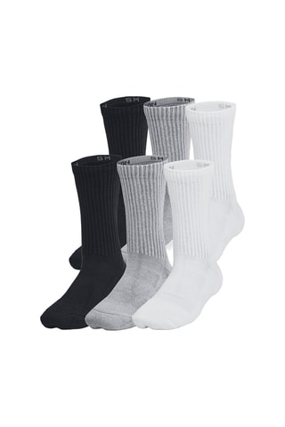 6 paires de chaussettes Training Cotton - Noir et gris