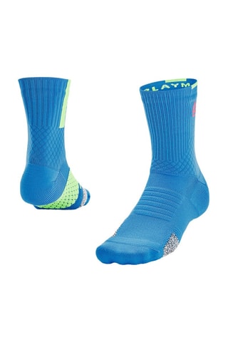 Chaussettes - Ciel et vert fluo