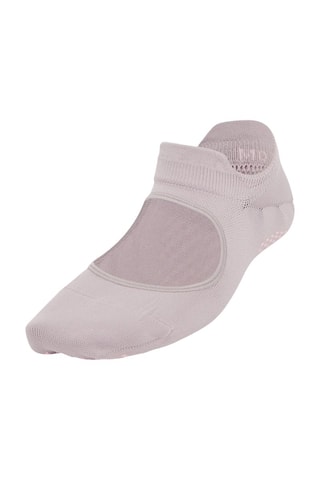 2 paires de chaussettes antidérapantes - Gris clair et rose poudré