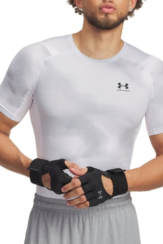 T-shirt d’entraînement dip and dye Heatgear - Blanc