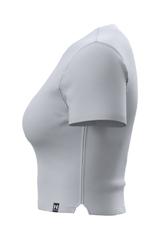 T-shirt cropped Rival Knit - Gris