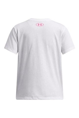 T-shirt Core Graphics - Blanc et fuchsia