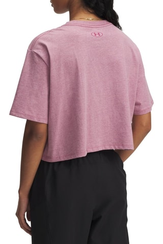 T-shirt cropped d’entraînement Rival Knit - Rose