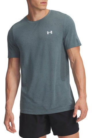 T-shirt Vanish - Bleu cobalt et blanc