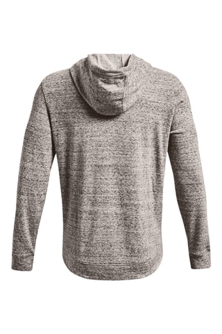 T-shirt à capuche Rival Terry - Blanc et gris chiné