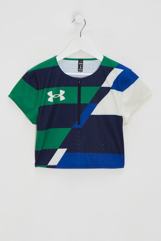 T-shirt cropped UA PR - Bleu roi