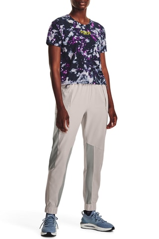 T-shirt de running tie and dye - Violet