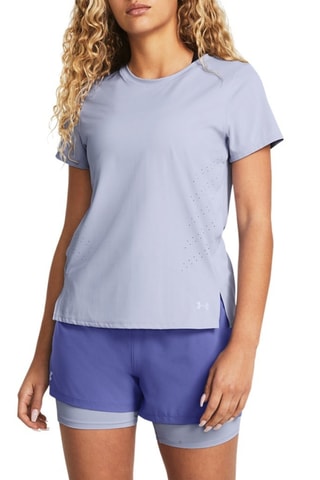 T-shirt de running - Violet - Under Armour