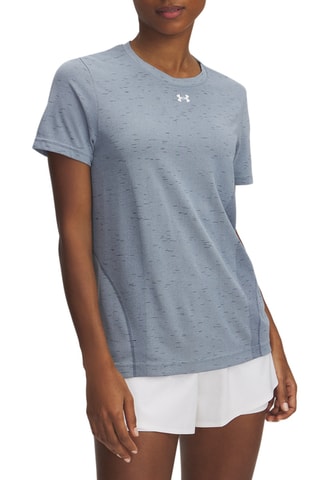 T-shirt loose Vanish Seamless - Bleu chiné