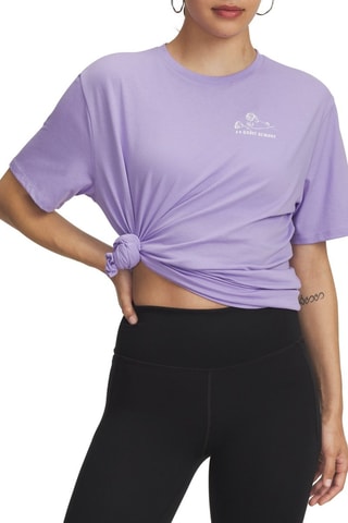 T-shirt oversize Energy Graphics - Violet