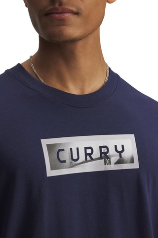 T-shirt de basketball Stephen Curry - Bleu marine