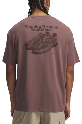 T-shirt oversize Energy Graphics - Marron