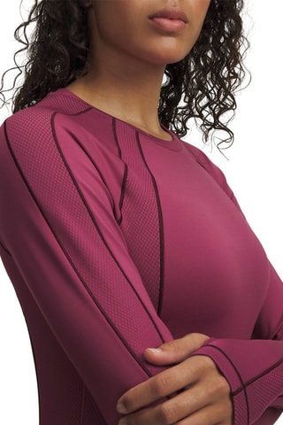 T-shirt d'entraînement Coldgear - Fuchsia