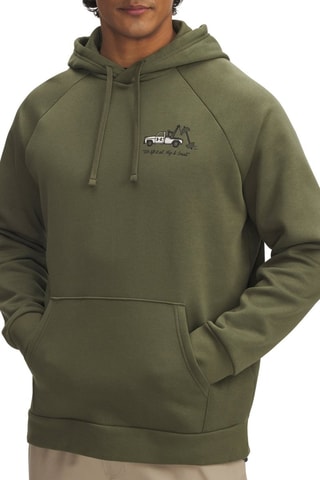 Sweat polaire à capuche  Rival - Vert foncé