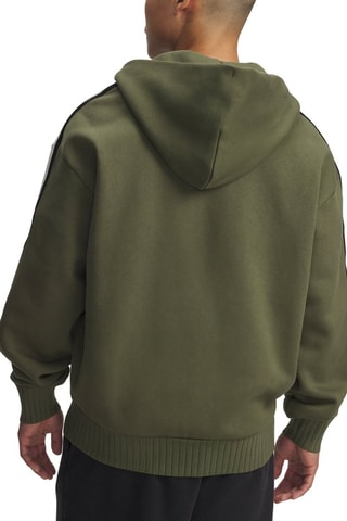 Sweat polaire à capuche Icon - Vert foncé