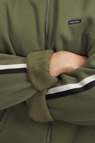 Sweat polaire à capuche Icon - Vert foncé