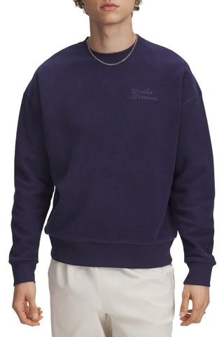 Sweat polaire Icon Terry - Bleu marine