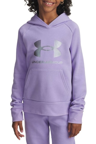 Sweat polaire à capuche Rival - Mauve