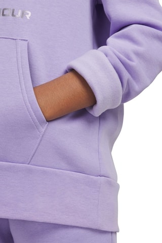 Sweat polaire à capuche Rival - Mauve