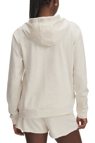 Sweat polaire à capuche Rival - Marron clair chiné