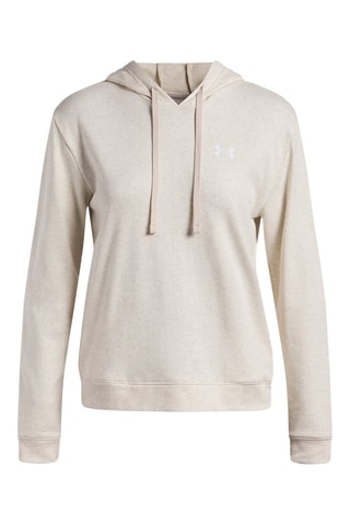 Sweat polaire à capuche Rival - Marron clair chiné