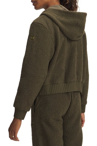 Sweat polaire à capuche High Pile - Kaki