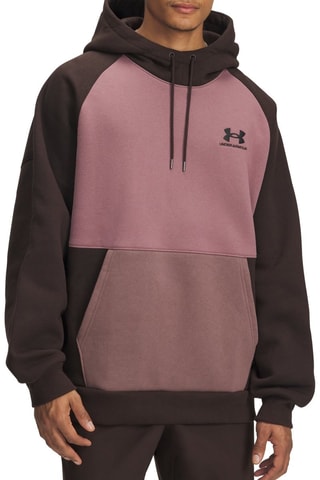 Sweat polaire à capuche Icon Fleece - Marron