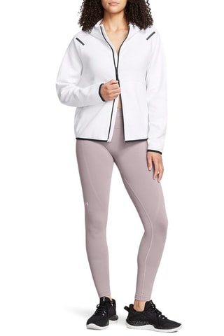 Sweat polaire à capuche Unstoppable - Blanc